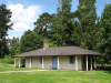 The Royal Pavilion Guardroom as it appears today, the only wooden building remaining from the original camp.